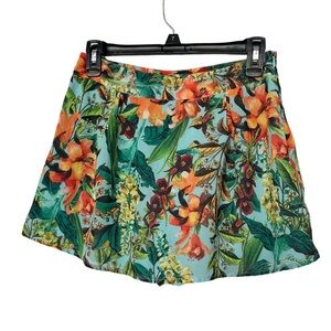 4/$25 Tropical Print Skort Size S